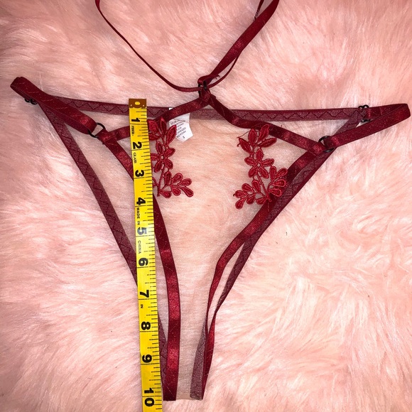 Sheer Lingerie Set w/ Choker - Picture 5 of 6